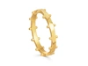 MISSOMA LUCY WILLIAMS GOLD ARMOUR RING,RC G R4 NS