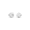 MISSOMA PAVE STAR MOON STUD EARRINGS STERLING SILVER/CUBIC ZIRCONIA,MS S E1 ST CZ MN CZ