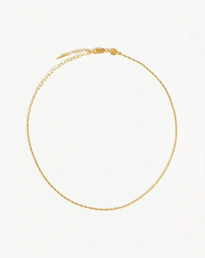 Missoma Twisted Chain Choker 18ct Gold Plated Vermeil