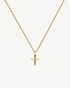 MISSOMA LUCY WILLIAMS CLASSIC CROSS NECKLACE 18CT GOLD PLATED VERMEIL,LWS G N1 NS CH5 R