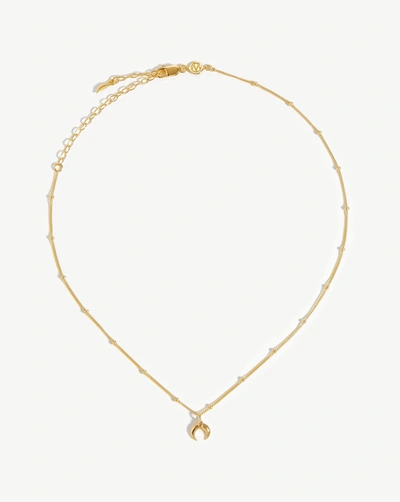 Missoma Lucy Williams Tiny Horn Choker 18ct Gold Plated Vermeil