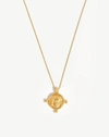 MISSOMA LUCY WILLIAMS APOLLO MEDALLION COIN NECKLACE 18CT GOLD PLATED,RC G N12 NS CH7 R