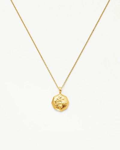 Missoma Lucy Williams Octagon Coin Necklace 18ct Gold Plated Vermeil