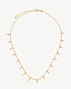 MISSOMA LUCY WILLIAMS MINI FANG NECKLACE 18CT GOLD PLATED VERMEIL,LW G N6 TS