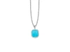 MISSOMA TURQUOISE SILVER CHARM NECKLACE,GS S N13 TQ CH2