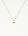 MISSOMA LUCY WILLIAMS TINY HORN NECKLACE 18CT GOLD PLATED VERMEIL,LW G N1 HN
