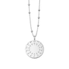 MISSOMA SILVER LARGE CUT OUT DISC NECKLACE,MC S N8 NS CH7 NB