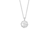 MISSOMA MENS LUCY WILLIAMS SILVER OCTAGON COIN NECKLACE,RC S N5 NS CH6