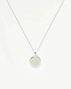 MISSOMA ENGRAVABLE ROUND NECKLACE STERLING SILVER,EN S N1 NS