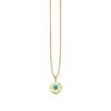 MISSOMA TURQUOISE DECEMBER BIRTHSTONE NECKLACE,BI G N1 TQ CH2