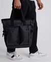 Superdry Commuter Tarp Tote Bag In Black