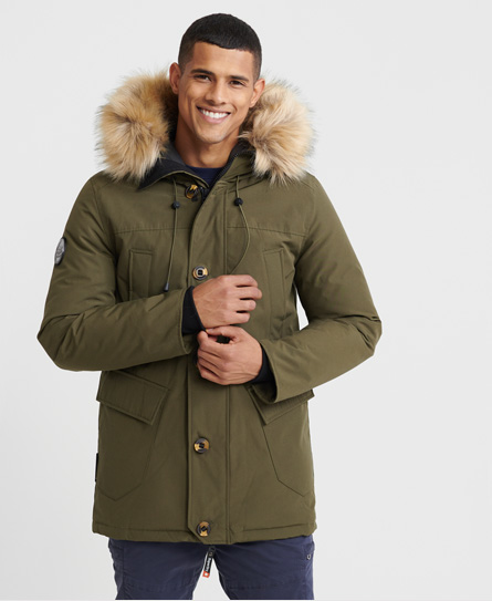 superdry rookie down parka jacket