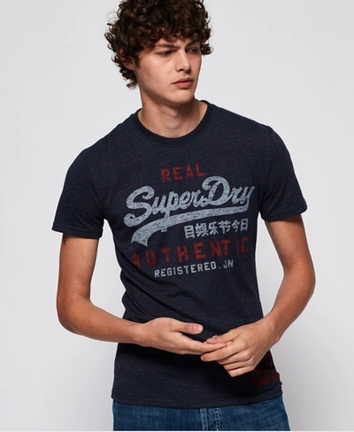 Superdry Vintage Logo T-shirt In Blue