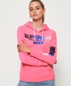 SUPERDRY CITY NIGHTS OMBRE PUFF HOODIE,210262250082324Y030