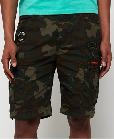 Superdry Parachute Cargo Shorts In Khaki