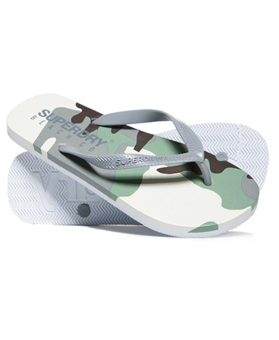 Superdry Sleek Flip Flops In Light Grey