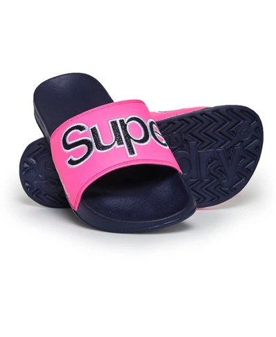 Superdry Badesandalen Mit Glitzer In Blue