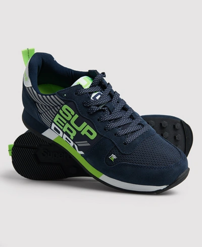 Superdry Street Sport Low Runner In Navy