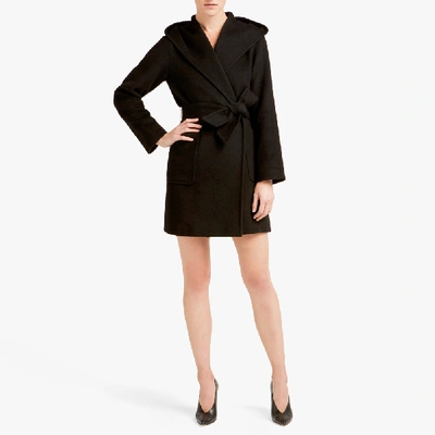 Max Mara Rialto Coat In Black