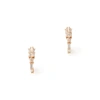 NAK ARMSTRONG ROSE-GOLD DIAMOND EARRING CLIPS