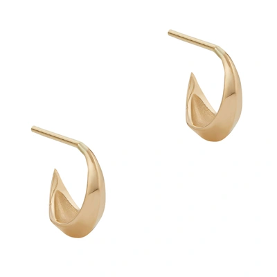 Sophie Ratner Felix Mini 14k Gold Hoop Earrings In Yellow Gold