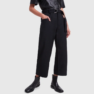Proenza Schouler High-waisted Paper Bag Pants In Black