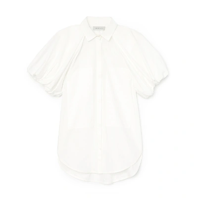 新品　LEE MATHEWS Elsie Puff Sleeve Shirt Lee Mathews Elsie Puff-sleeve Shirt In White | ModeSens