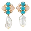 CHRISTIE NICOLAIDES MARGOT EARRINGS TURQUOISE