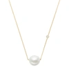 ARIEL GORDON JEWELRY BAROQUE PEARL DUO 14K YELLOW-GOLD NECKLACE