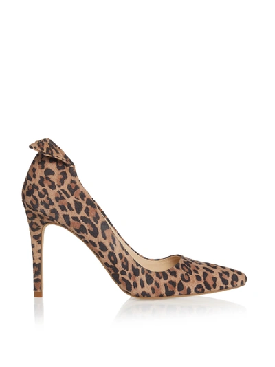 Smiling Shoes Agnes Pumps In 85 Animal Print Suede