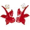 CHRISTIE NICOLAIDES CHANEL EARRINGS RED