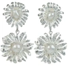 CHRISTIE NICOLAIDES EVELYNNE EARRINGS SILVER/PEARL