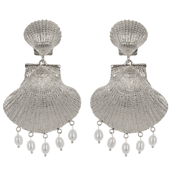Christie Nicolaides Roccoco Earrings Silver ModeSens