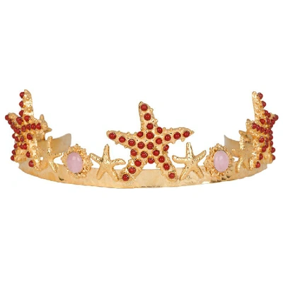 Christie Nicolaides Azzura Crown Red In Gold