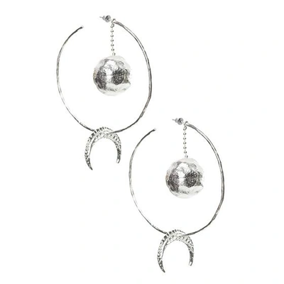 Christie Nicolaides Celestial Hoops Silver