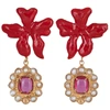 CHRISTIE NICOLAIDES ISABELLA EARRINGS PINK