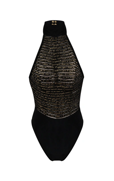 Manokhi Margeory Bodysuit In Black