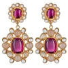 CHRISTIE NICOLAIDES MIRABELLA EARRINGS PINK