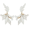 CHRISTIE NICOLAIDES FLOR EARRINGS WHITE