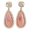CHRISTIE NICOLAIDES GRAZIA EARRINGS PALE PINK