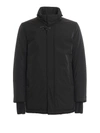 FAY CONCEALED HOOD WATER REPELLENT PADDED COAT