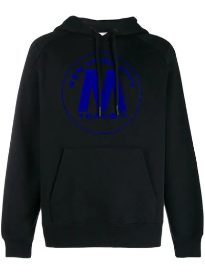 Etudes Studio Etudes Black Keith Haring X Mta Edition Odysseus Hoodie In Black/blue