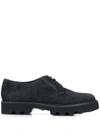 EMPORIO ARMANI SMOOTH LACE-UP SHOES