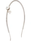 MIU MIU SOLITAIRE JEWELS CRYSTAL AND PEARL-EMBELLISHED HAIRBAND