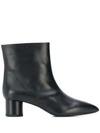 JIL SANDER POINTED ANKLE BOOTS