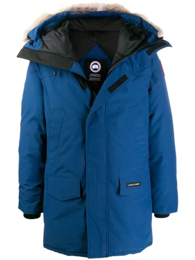 Canada Goose Langford Parka With Fur Hood In Blue