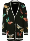 ALICE AND OLIVIA BRADFORD BUTTERFLY-PATCH CARDIGAN