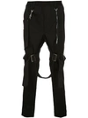 MASTERMIND JAPAN BUCKLE STRAP TROUSERS