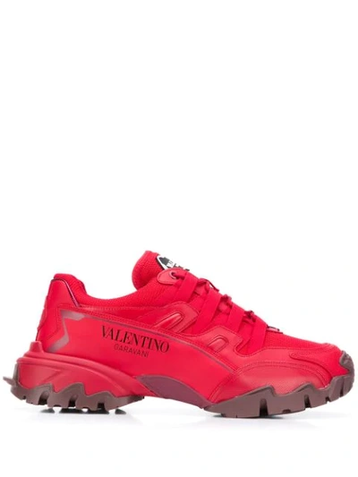 Valentino Garavani X Undercover Skull Climber Sneakers In Red