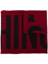 MOSCHINO MONOGRAM LOGO SCARF